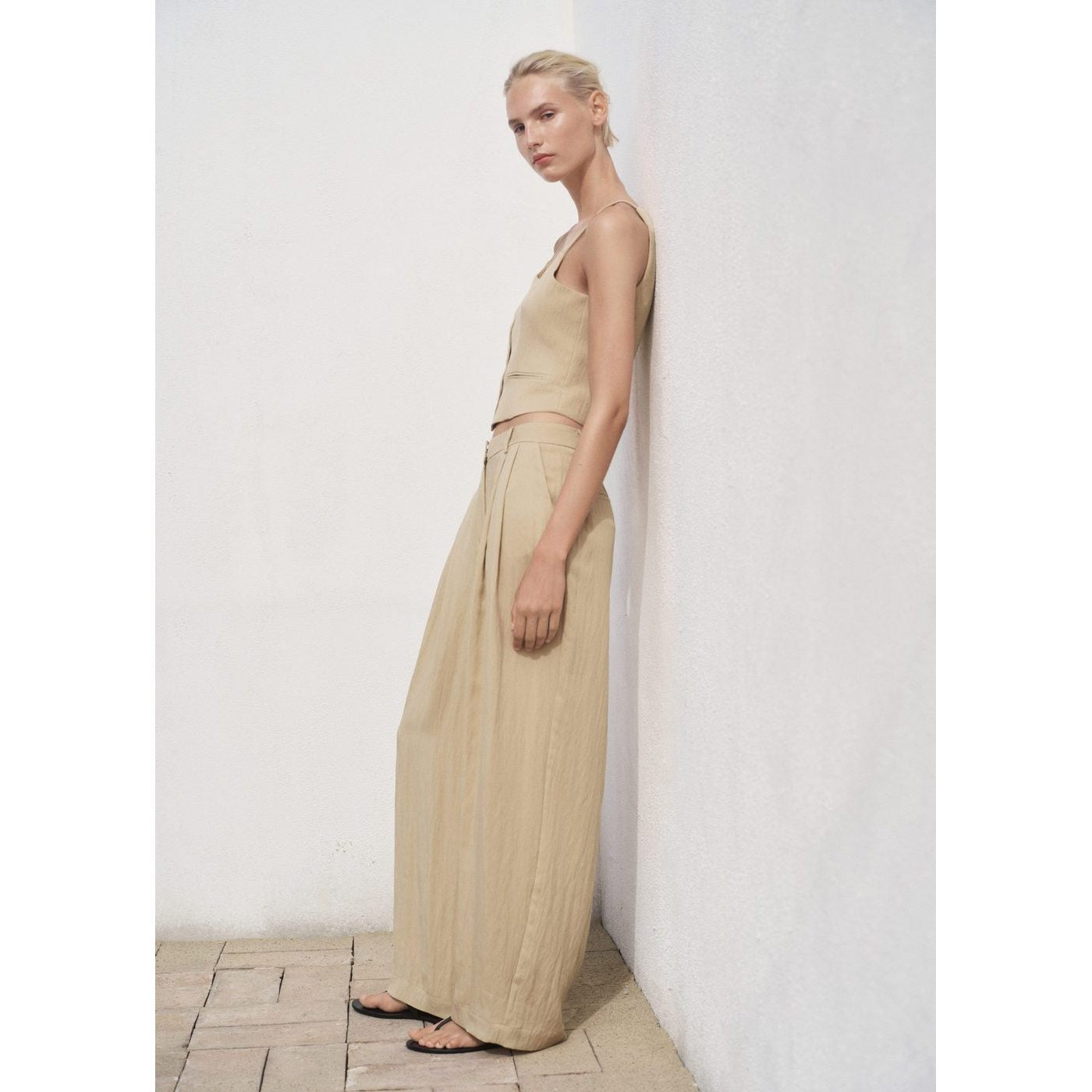 Pantalon De Costume Droit Taille Normale