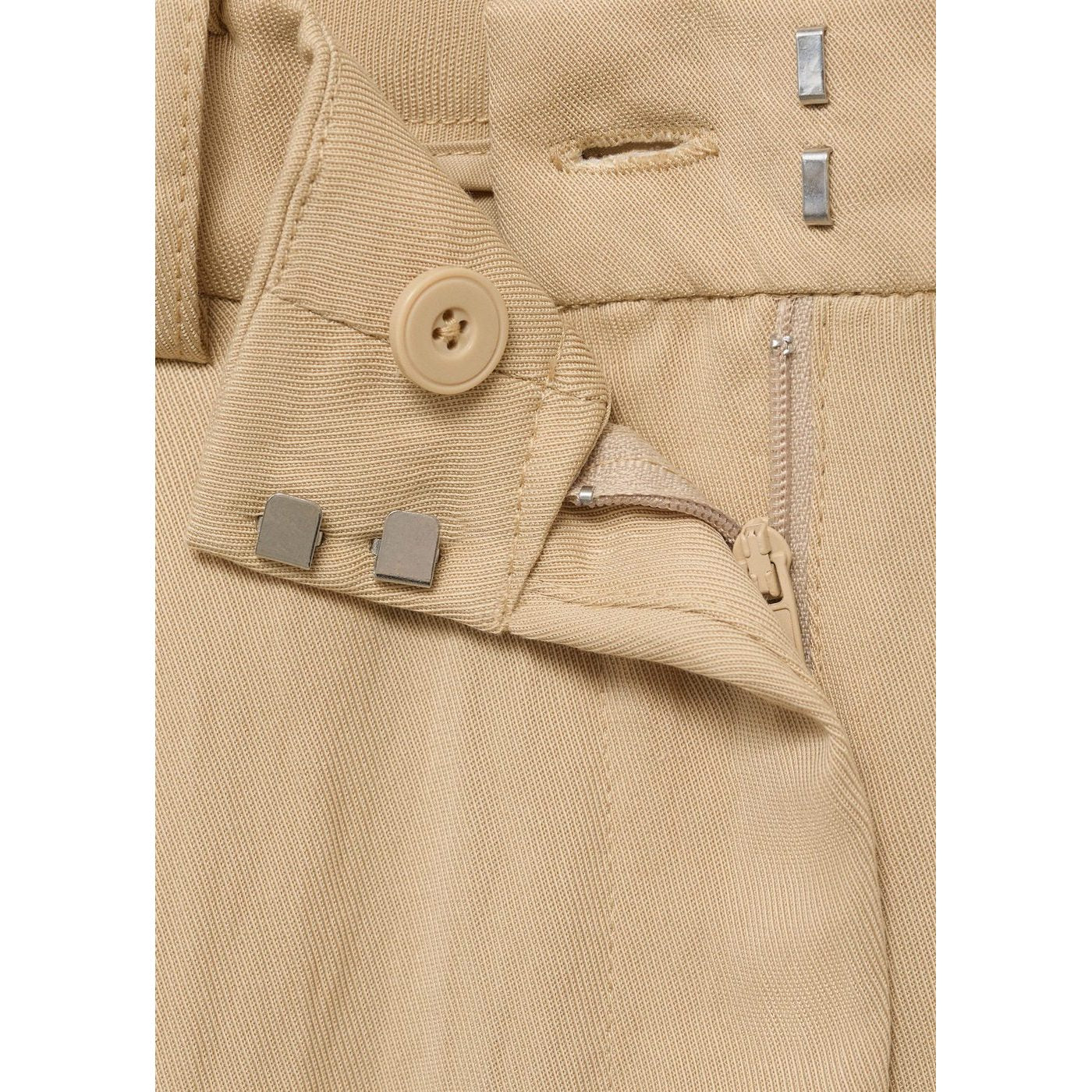 Pantalon De Costume Droit Taille Normale