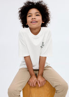 Notes Off-White T-Shirt - Boy