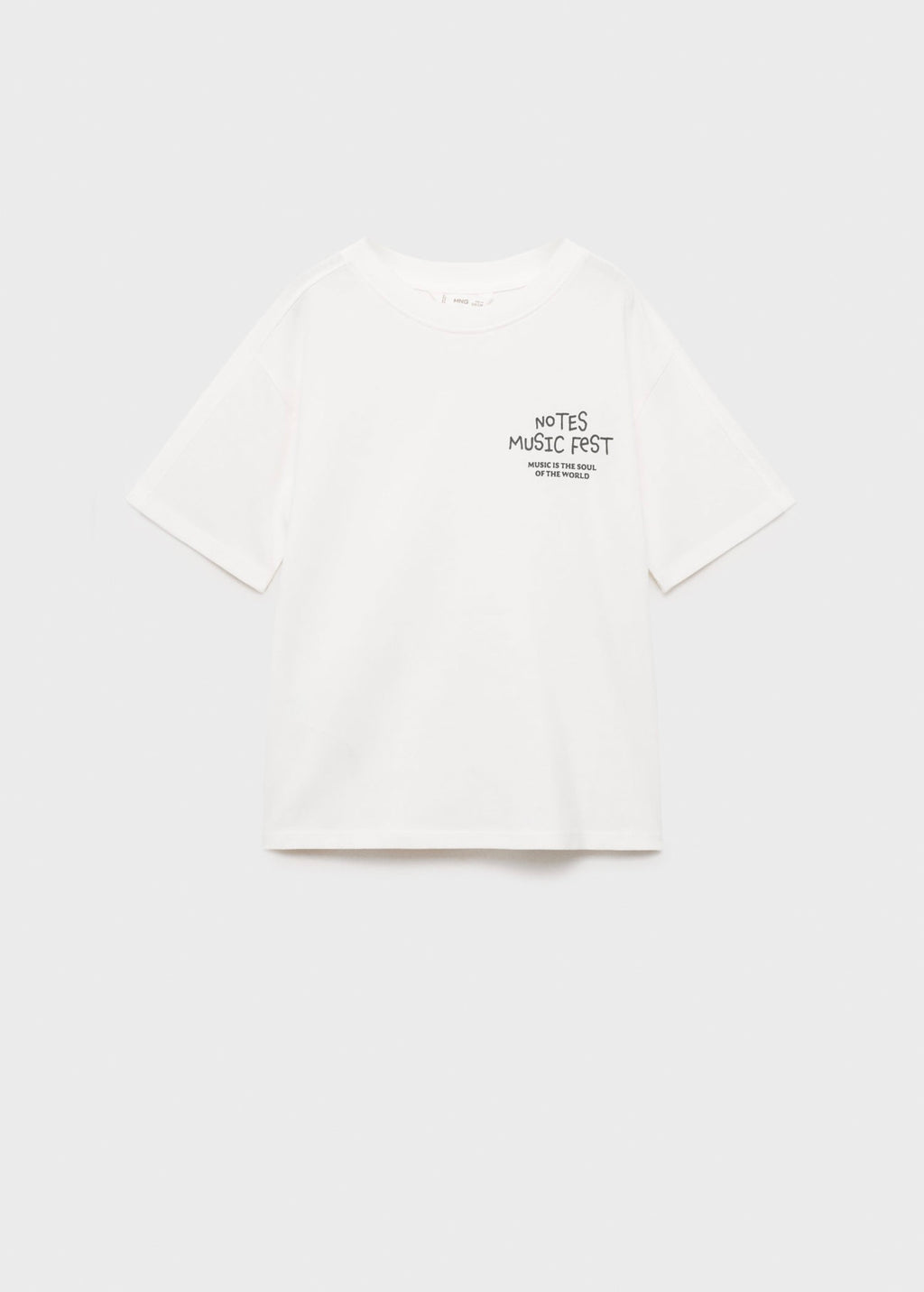 Notes Off-White T-Shirt - Boy