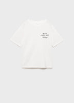 Notes Off-White T-Shirt - Boy