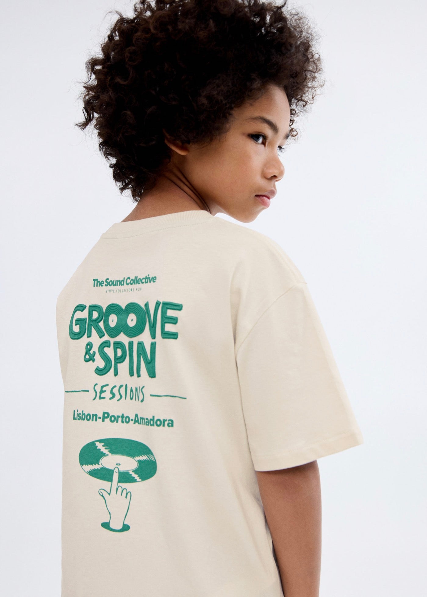 T-Shirt Spin Sable - Garçon