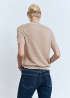 Kortærmet Lurex-Pullover