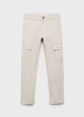 Cargo Glacier Grey Trousers - Boy