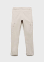 Cargo Glacier Grey Trousers - Boy