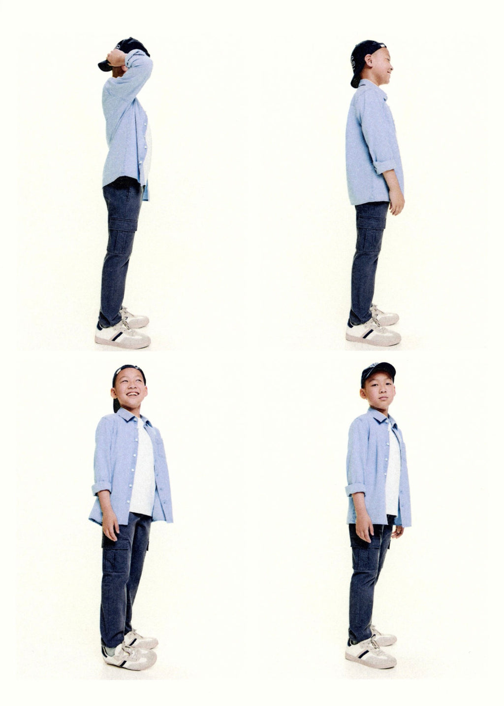 Pantalon Cargo Bleu - Garçon