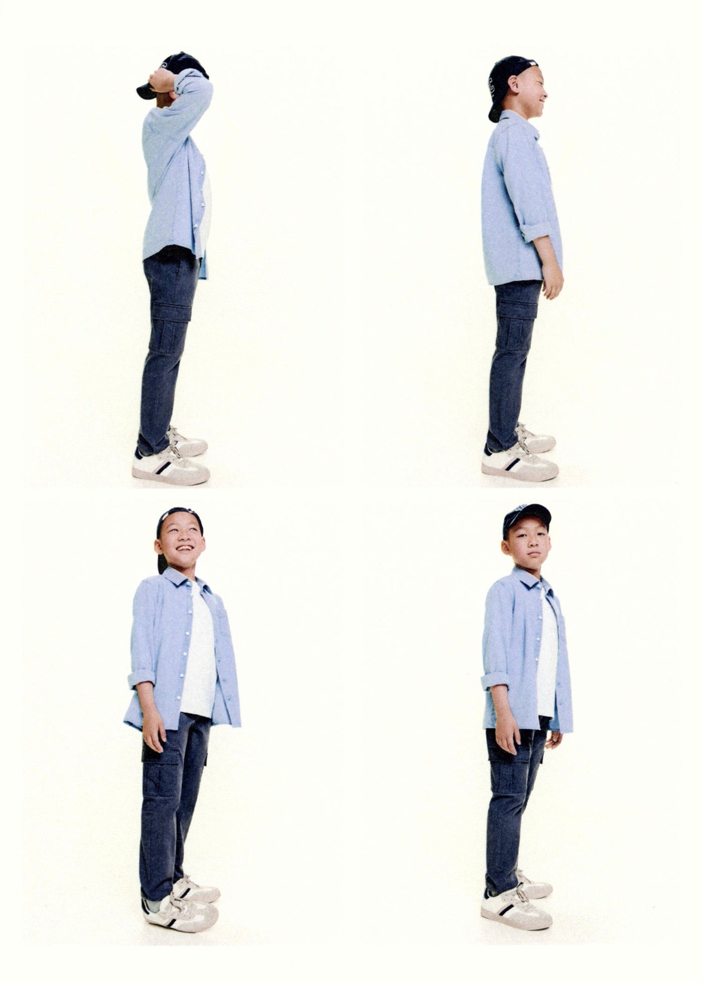 Pantalon Cargo Bleu - Garçon