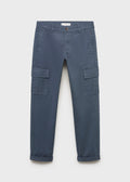 Pantalon Cargo Bleu - Garçon