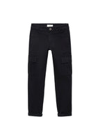 Pantalon Cargo Noir - Garçon