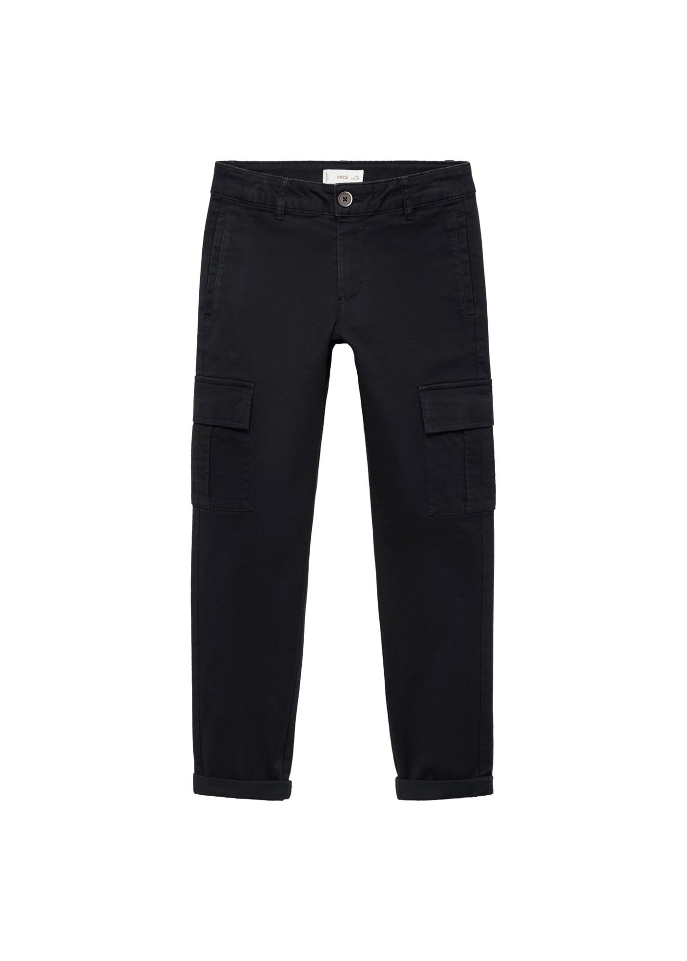 Pantalon Cargo Noir - Garçon
