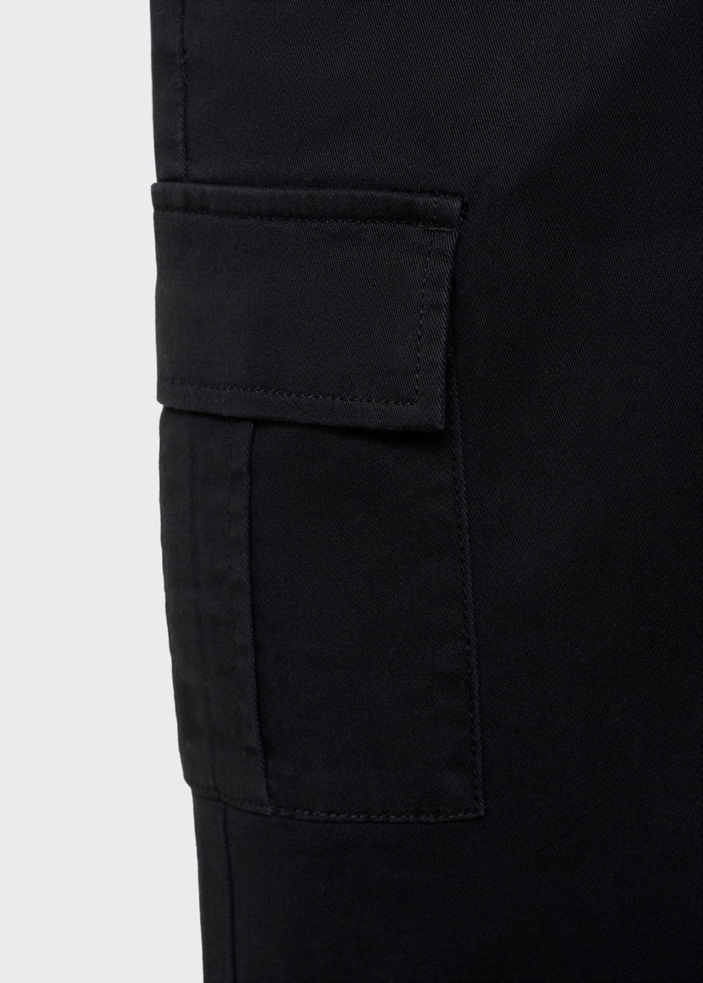 Pantalon Cargo Noir - Garçon