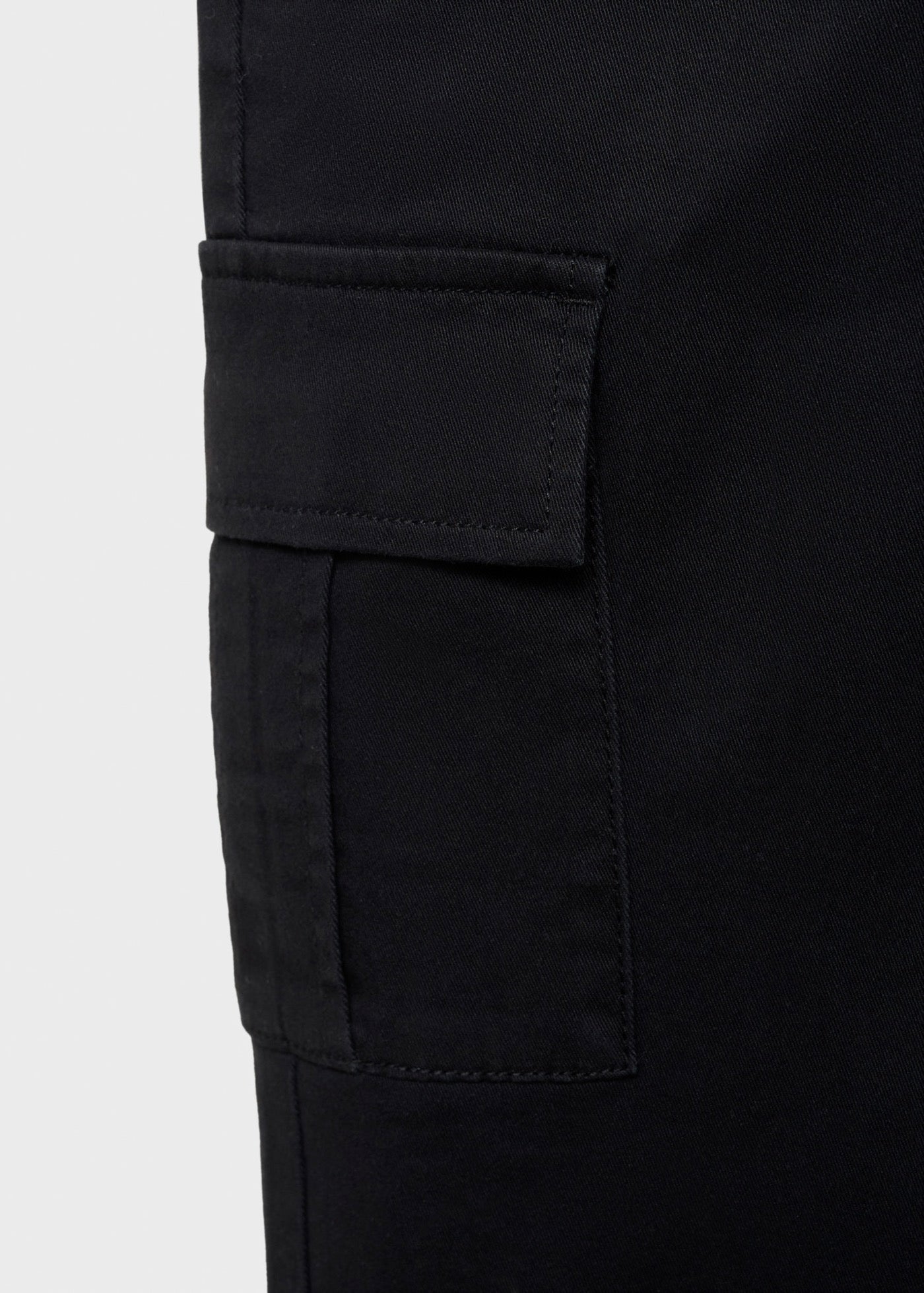 Pantalon Cargo Noir - Garçon