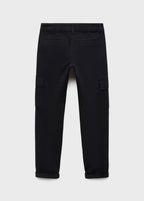 Pantalon Cargo Noir - Garçon