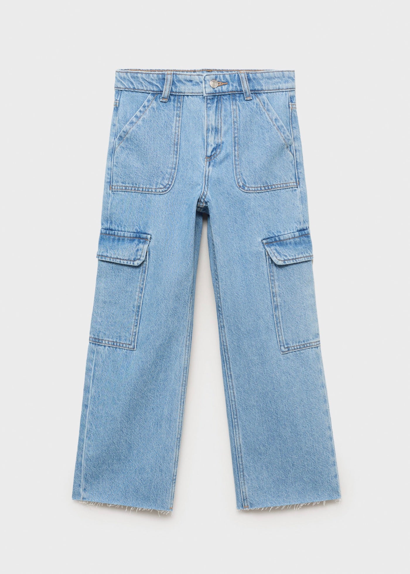 Jean Pocket Bleu Moyen - Fille