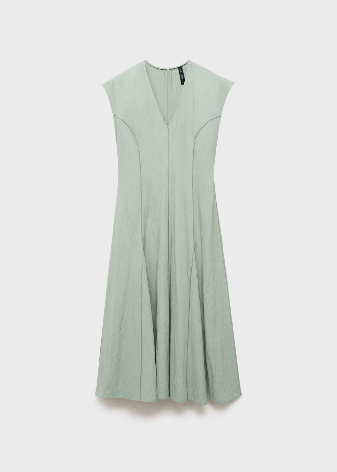 Robe Col V Avec Coutures
