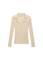 Cardigan Con Revers a Coste