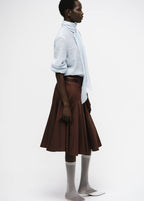 Textured Blouse with Scarf