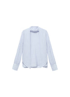 Textured Blouse with Scarf