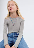 Jean Shine Bleu Marine - Fille