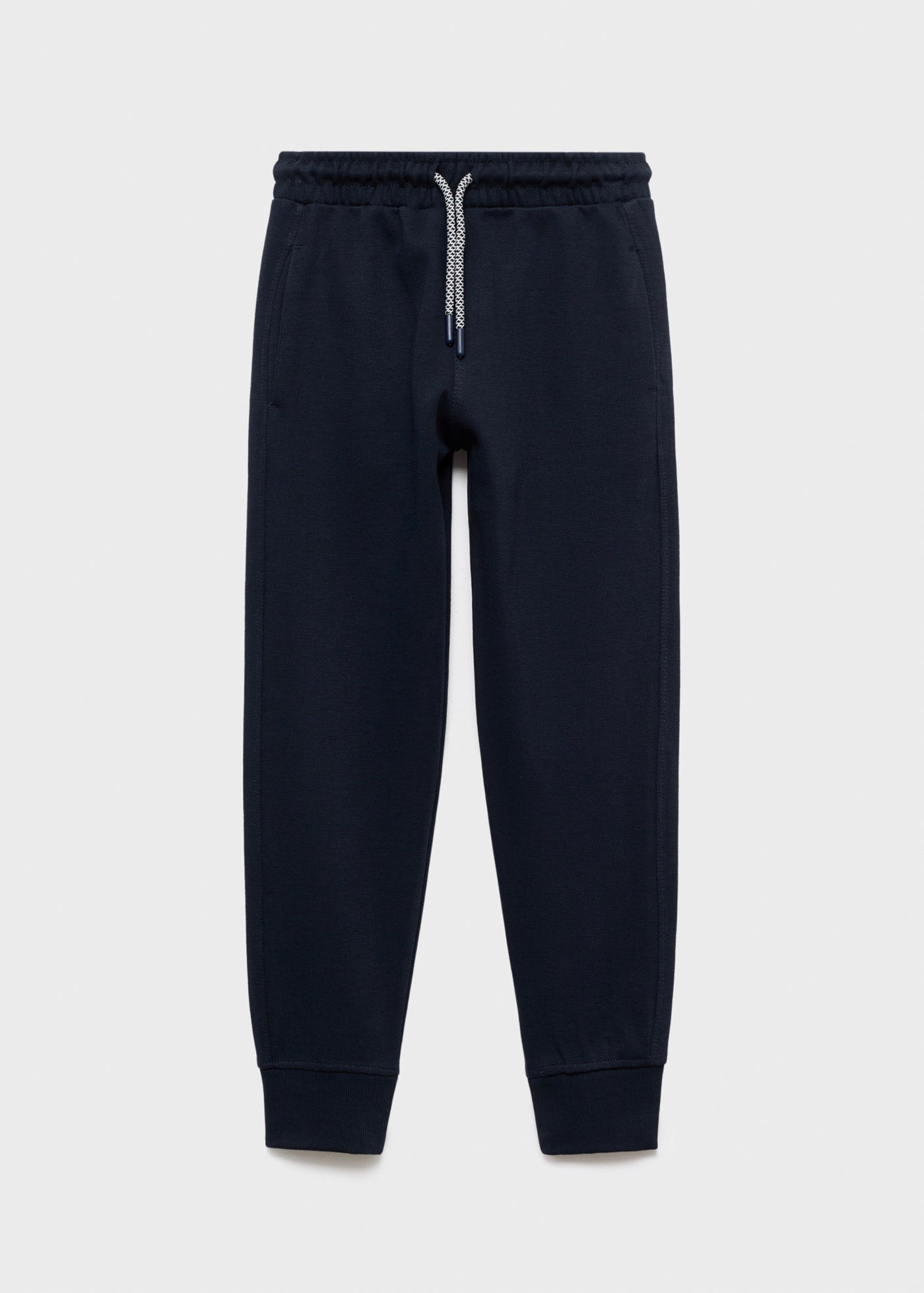 Pique Navy Blue Trousers - Boy