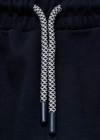 Pique Navy Blue Trousers - Boy