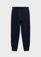 Pique Navy Blue Trousers - Boy