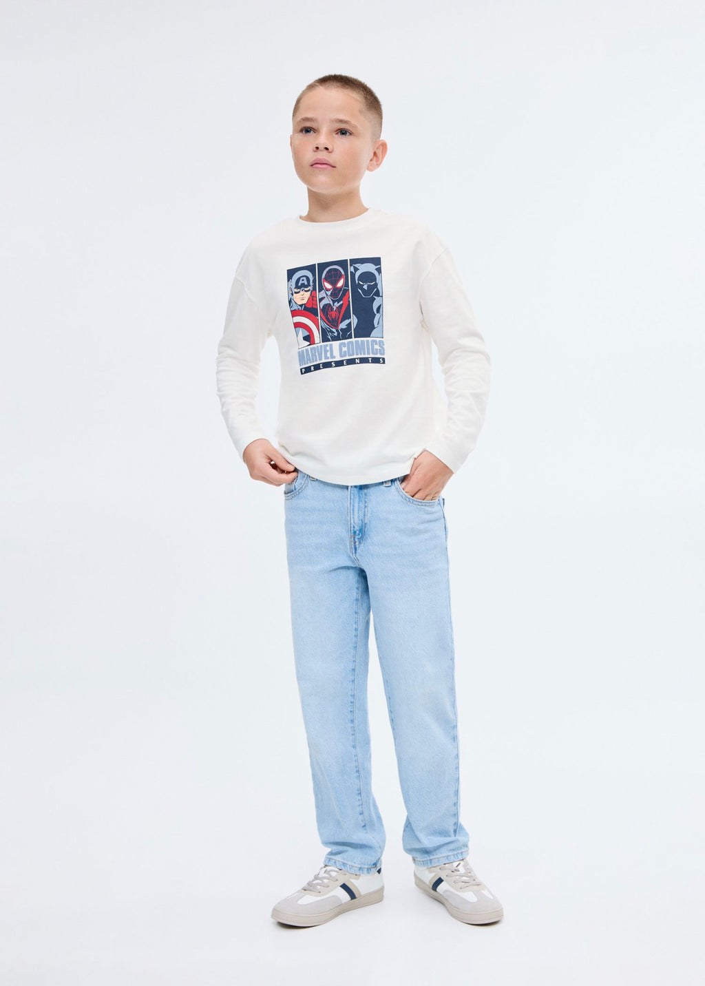 Avecomic Off-White T-Shirt - Boy