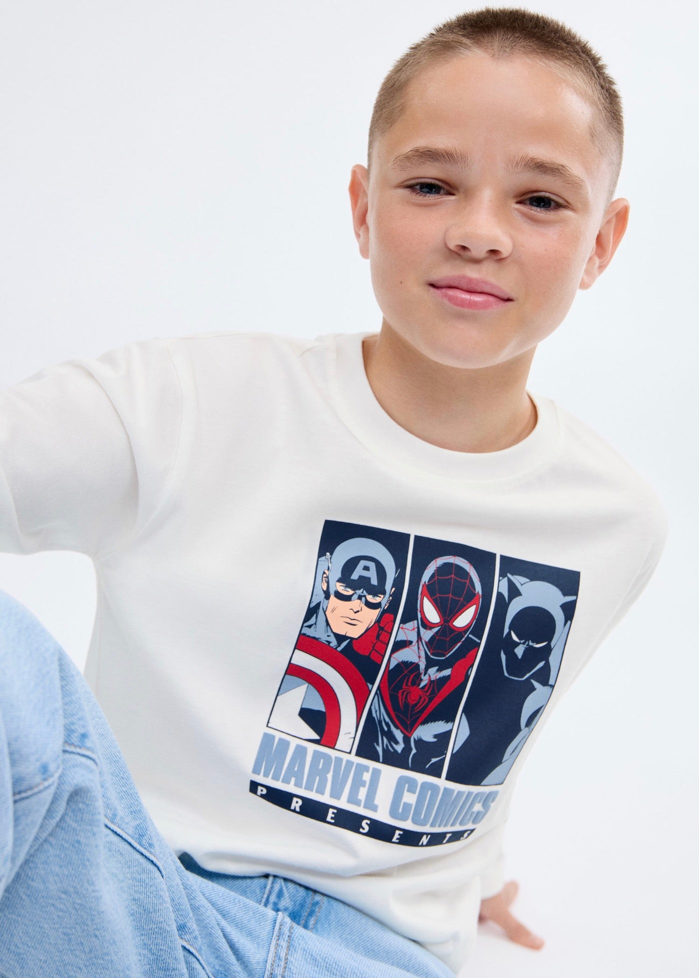 Avecomic Off-White T-Shirt - Boy