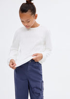 T-Shirt Bumble Blanc Cassé - Fille