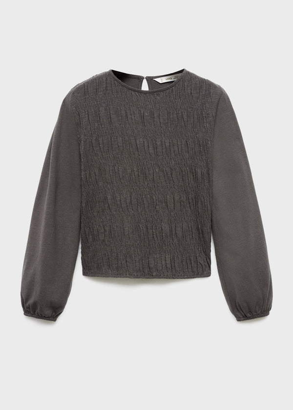T-Shirt Bumble Gris Anthracite - Fille