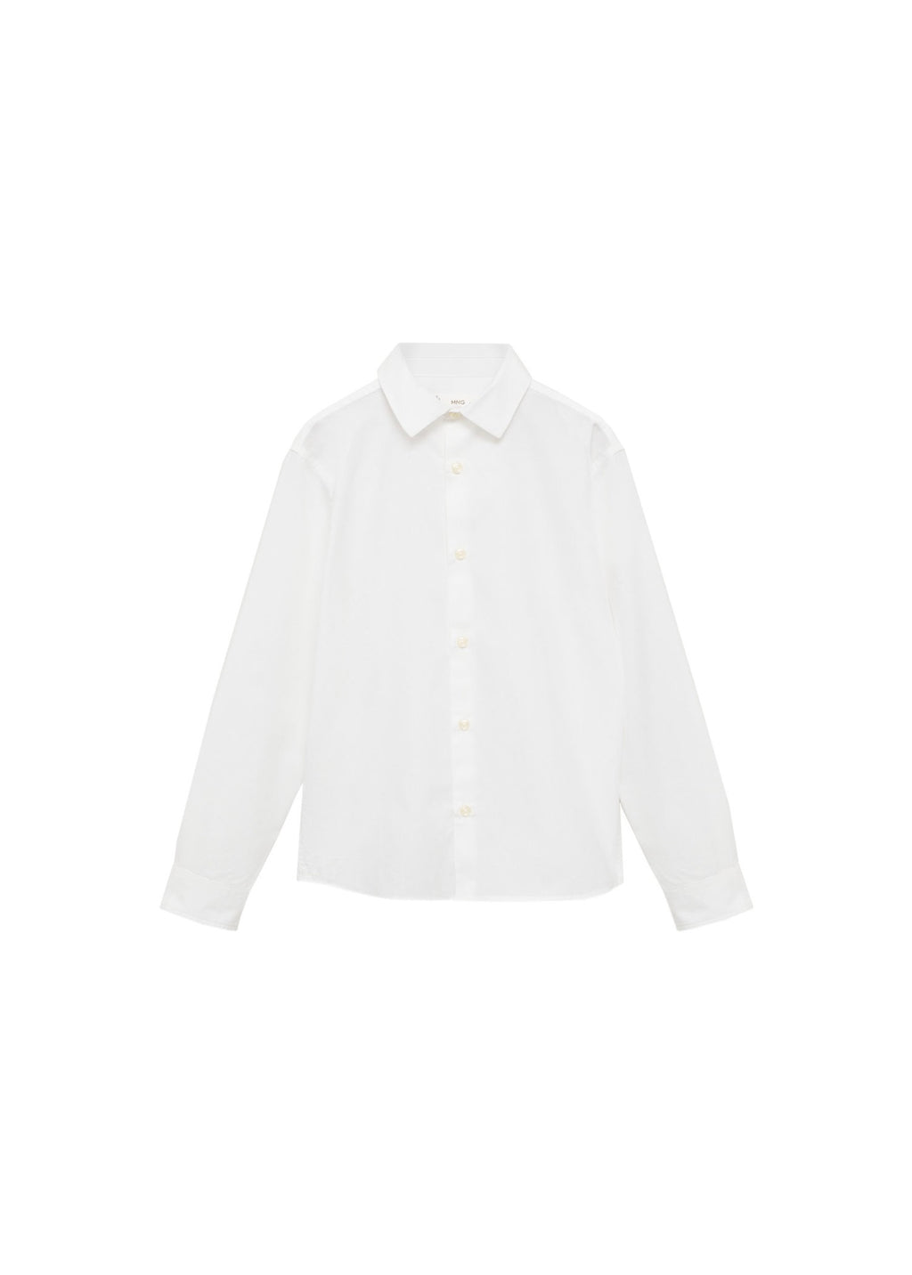 Chemise Popelin Blanc - Garçon