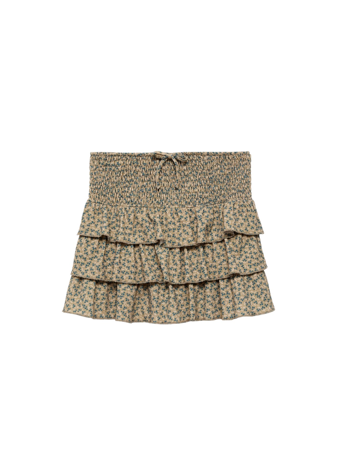 Jupe Floriset Vert - Fille