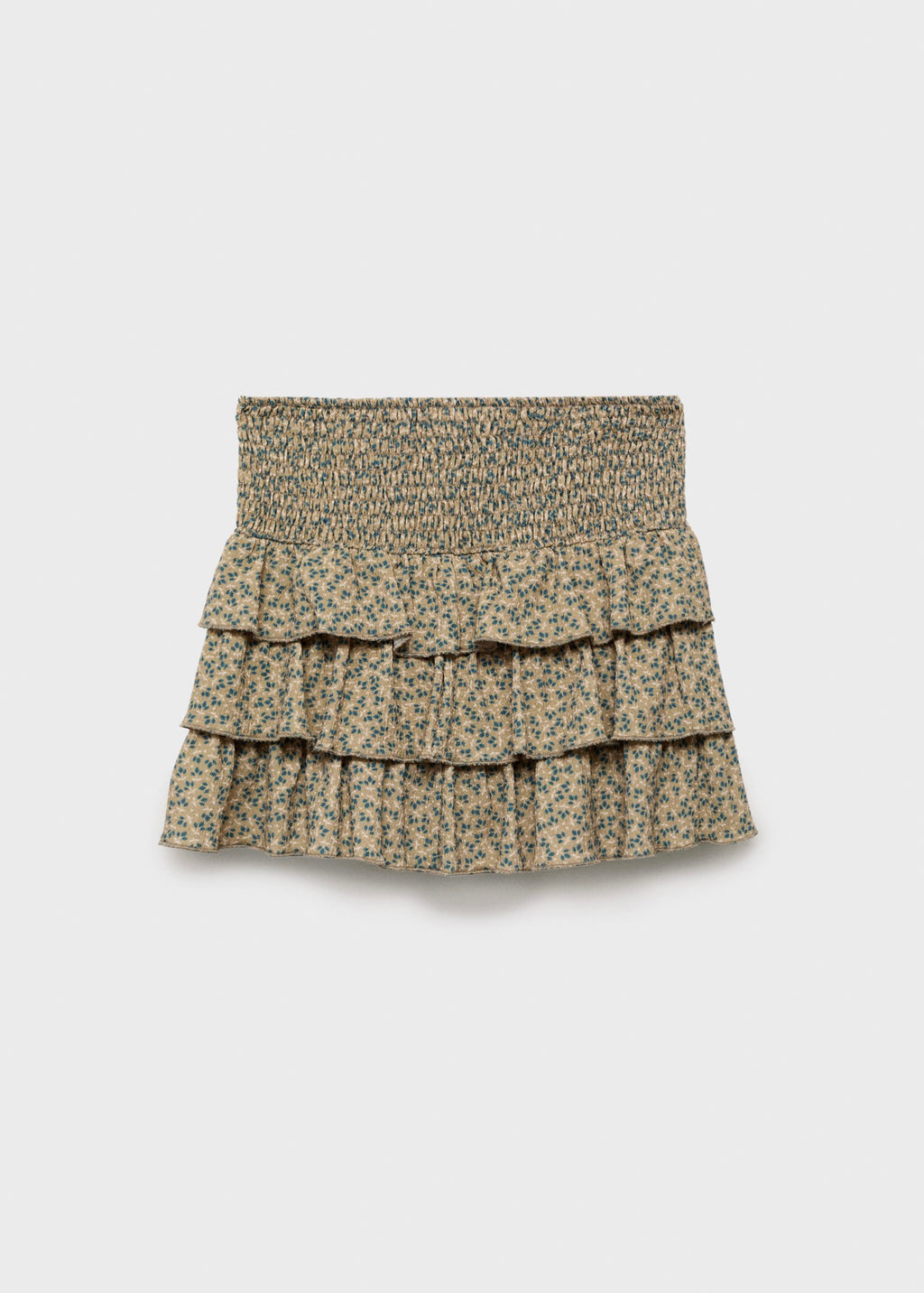 Jupe Floriset Vert - Fille