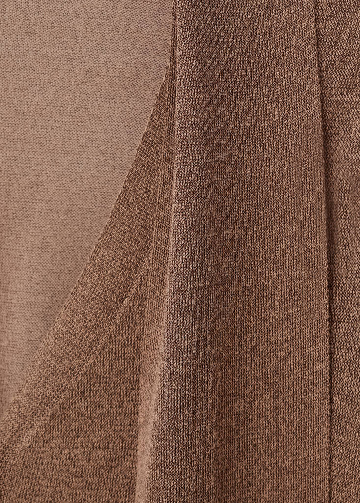 Fine-Knit Scarf Cardigan