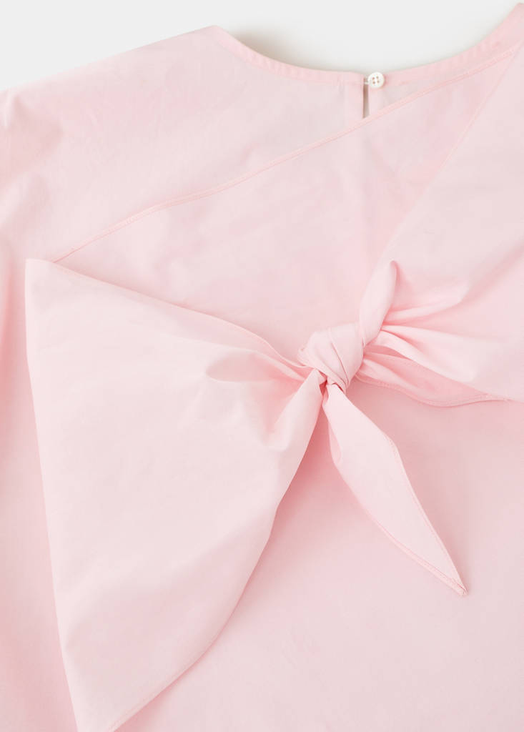 Camicetta in popeline con foulard