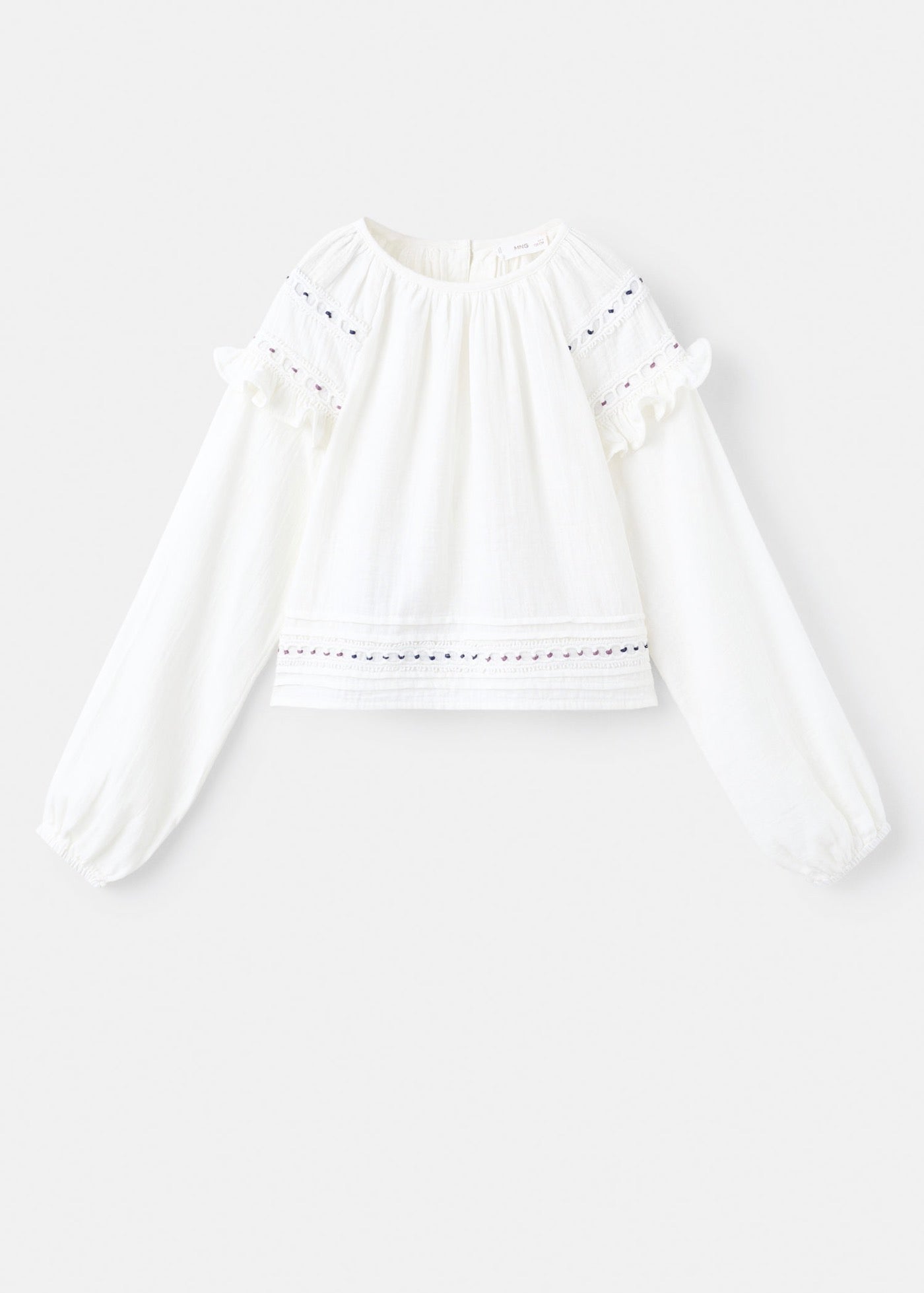 Blouse Becca Écru - Fille
