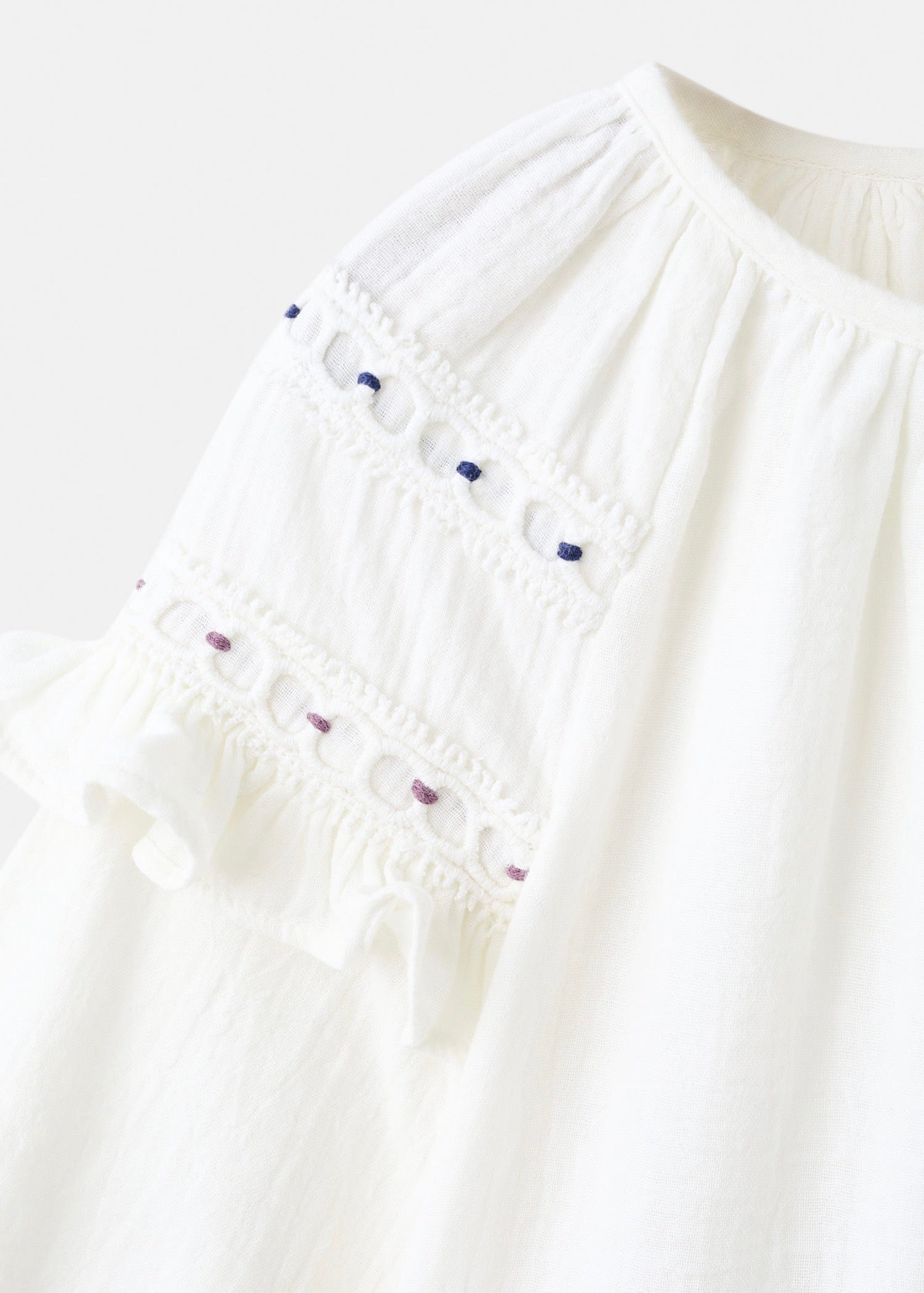Blouse Becca Écru - Fille