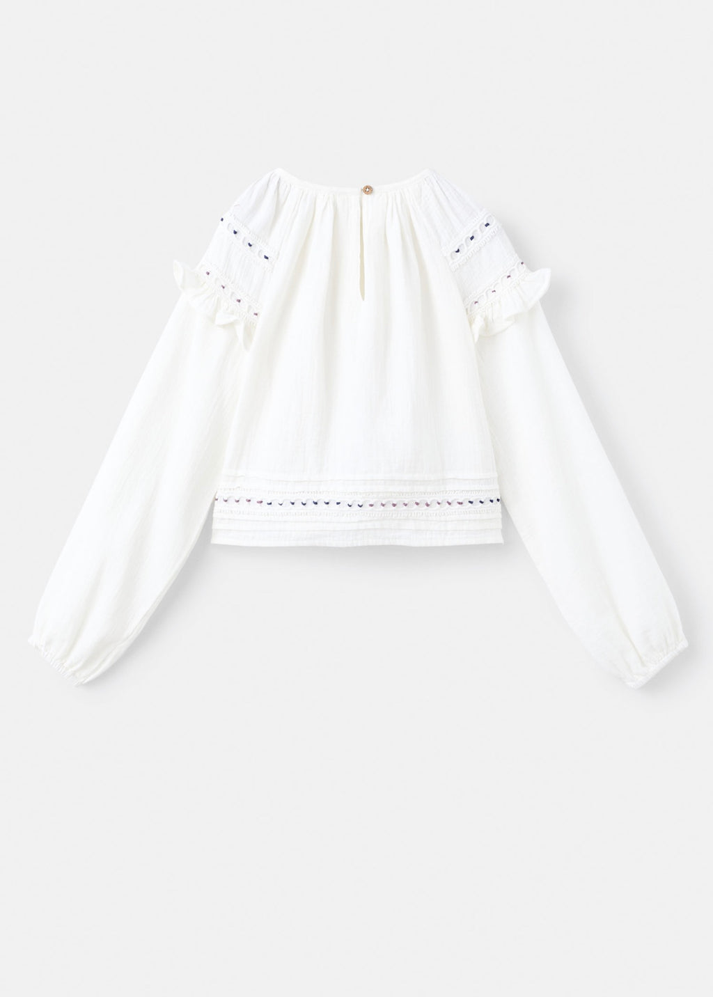 Blouse Becca Écru - Fille