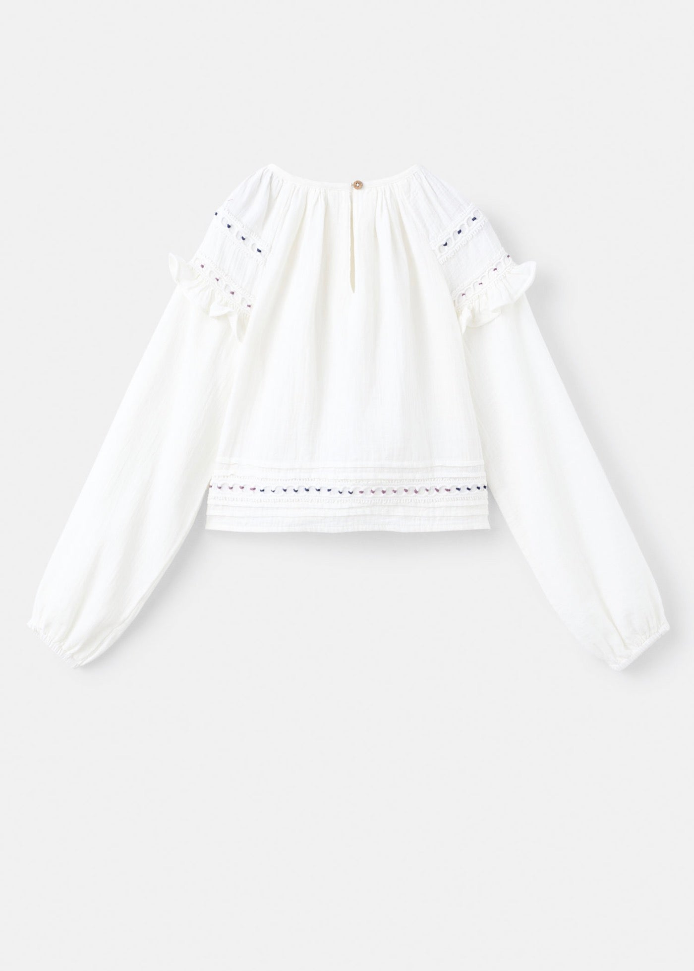 Blouse Becca Écru - Fille