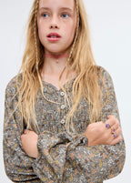 Ingrid Dark Green Dress - Girl