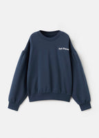 Boot Navy Blue Sweatshirt - Girl