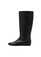Bottes Cuir Design Combiné