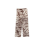Pantalon Fluide Imprimé Zèbre