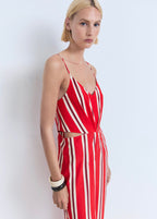 Combinaison Rayée Cut-Out