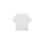T-Shirt Volant Brodé