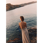 Long Dress With Crossed American Armholes