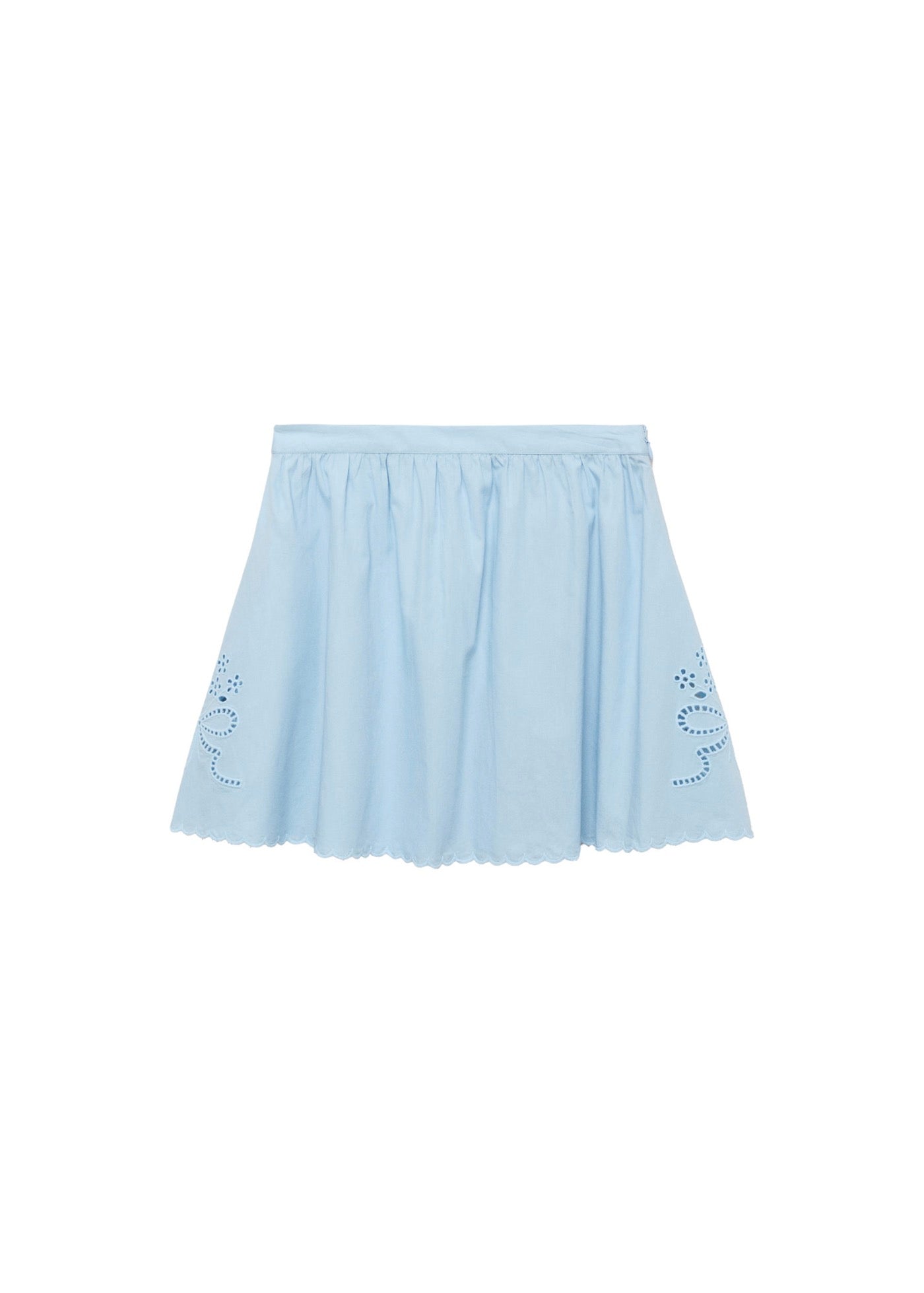 Jupe Broderie Base Festonnée