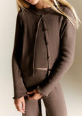 Lyra Brown Cardigan - Girl