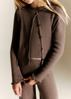 Lyra Brown Cardigan - Girl