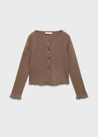 Lyra Brown Cardigan - Girl